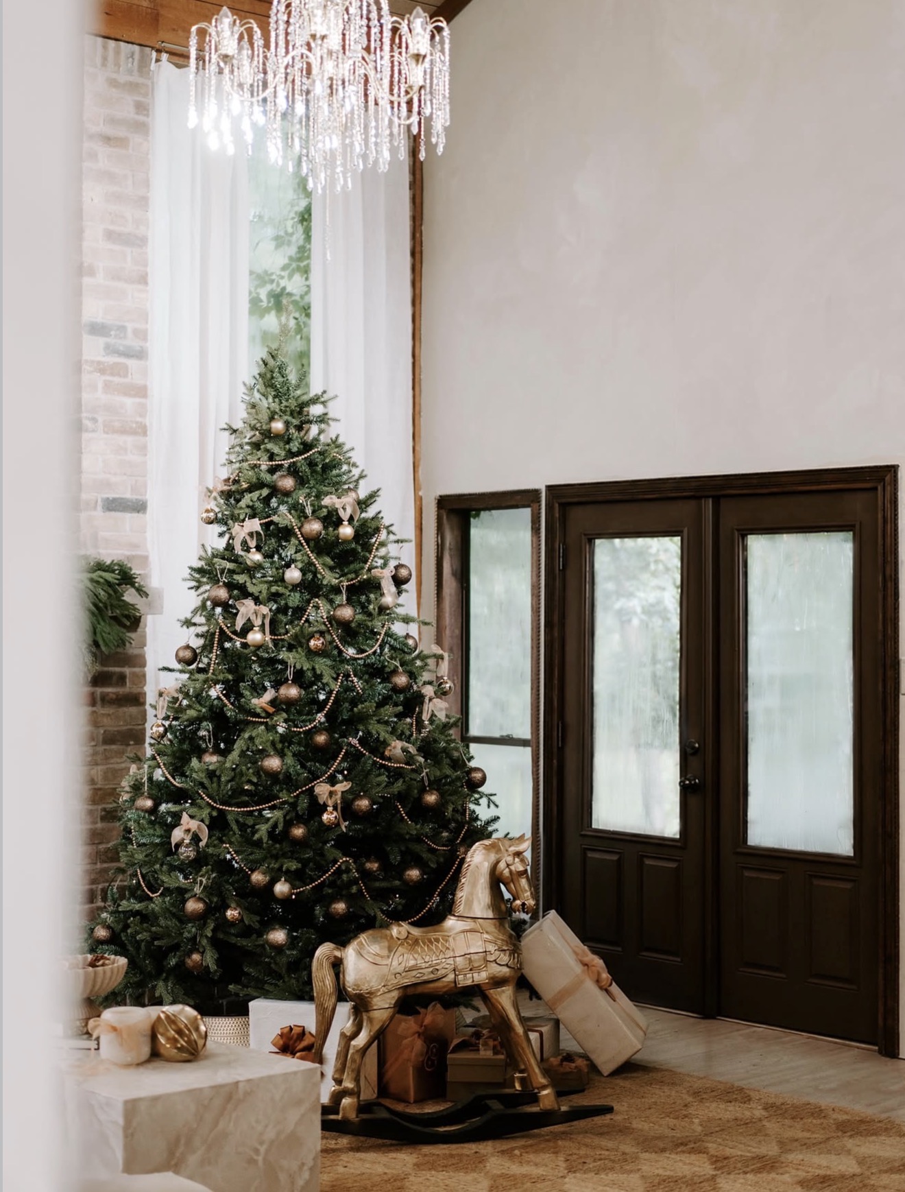 Family holiday portrait in our Houston studio