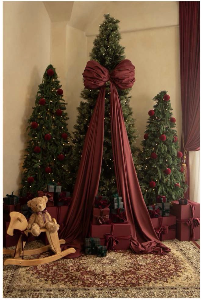 Family Christmas portrait in our Los Angeles studio