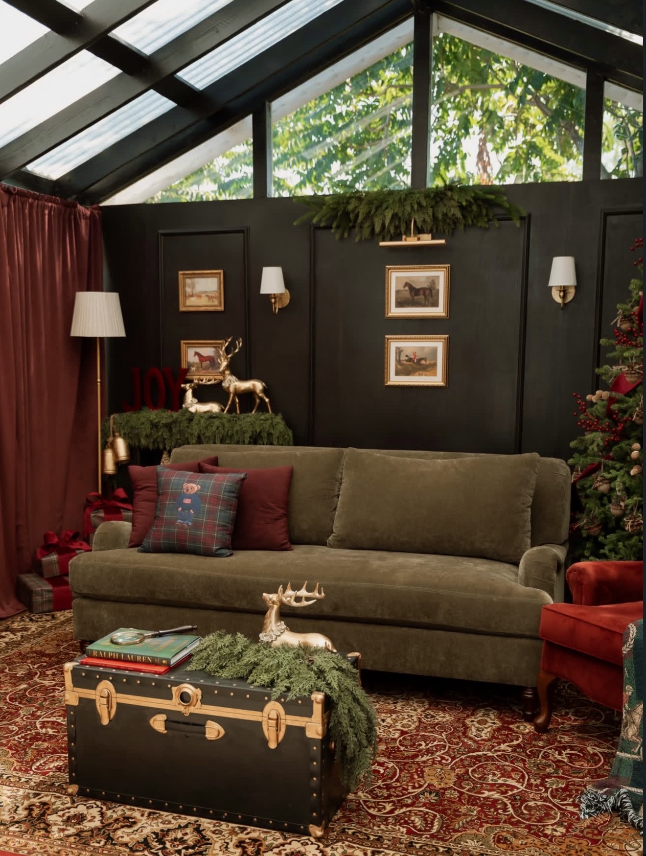 Family holiday portrait in our Los Angeles studio